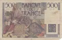 Francia 500 Francs Chateaubriand 19-07-1945 - Serial R.18
