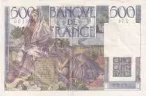 Francia 500 Francs Chateaubriand 28-03-1946- Serial J.74