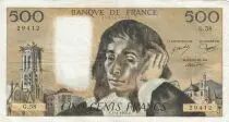 Francia 500 Francs Pascal - 01-04-1976 Serial G.58 - VF - P.156