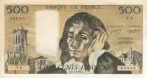 Francia 500 Francs Pascal - 02-01-1969 - T.8