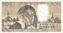 Francia 500 Francs Pascal - 03-11-1977 - Serial G.74 - VF+