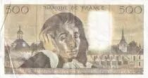 Francia 500 Francs Pascal - 03-11-1977 - Serial O.78 - VF+