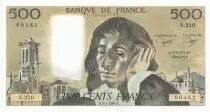 Francia 500 Francs Pascal - 05-07-1984 - S.210