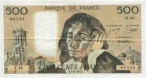 Francia 500 Francs Pascal - 05-12-1974 - S&eacute;rie K.48