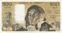Francia 500 Francs Pascal - 05-12-1974 Serial H.45 - VF - P.156