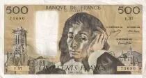 Francia 500 Francs Pascal - 06-12-1973 - Serial U.37