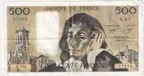 Francia 500 Francs Pascal - 07-06-1979 - Serial X.102 - VF - P156e