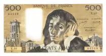 Francia 500 Francs Pascal - St Jacques Tower - 02-01-1969 - Serial X.10 - AU