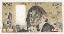 Francia 500 Francs Pascal - St Jacques Tower - 02-02-1986  - Serial N.235 - VF