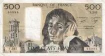 Francia 500 Francs Pascal - St Jacques Tower - 02-02-1986  - Serial N.235 - VF