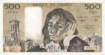 Francia 500 Francs Pascal - St Jacques Tower - 03-01-1985 - Serial G.215 - VF
