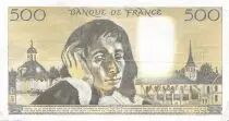 Francia 500 Francs Pascal - St Jacques Tower - 03-02-1977 - Serial F.67 - VF+