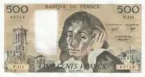 Francia 500 Francs Pascal - St Jacques Tower - 03-04-1980 - Serial F.114 - VF to XF