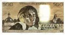 Francia 500 Francs Pascal - St Jacques Tower - 04-10-1973 - Serial L.31
