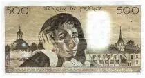 Francia 500 Francs Pascal - St Jacques Tower - 04.08.1981 - Serial R.140 - Fay.71.24