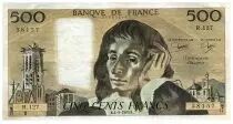 Francia 500 Francs Pascal - St Jacques Tower - 04.09.1980 - Serial R.127 - Fay.71.22