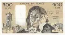 Francia 500 Francs Pascal - St Jacques Tower - 05-05-1988 - Serial X.280 - VF