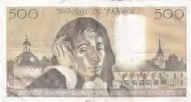 Francia 500 Francs Pascal - St Jacques Tower - 05-08-1982 - Serial D.157 - VF