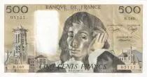 Francia 500 Francs Pascal - St Jacques Tower - 05-08-1982 - Serial D.157 - VF