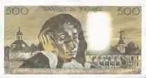 Francia 500 Francs Pascal - St Jacques Tower - 05-09-1974 - Serial Q.45 - VF+