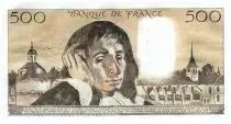 Francia 500 Francs Pascal - St Jacques Tower - 05.08.1982 - Serial X.159 - Fay.71.27