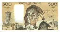 Francia 500 Francs Pascal - St Jacques Tower - 1991