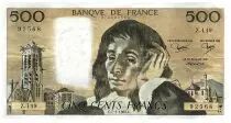 Francia 500 Francs Pascal - St Jacques Tower -07.01.1982 - Serial Z.149 - Fay.71.26