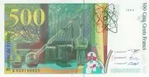 Francia 500 Francs Pierre and Marie Curie - 1994 - Serial K.029 WITHOUT SECURITY TREAD