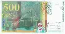 Francia 500 Francs Pierre and Marie Curie - 1994 Serial Q.010
