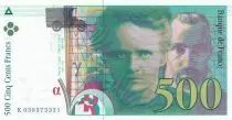 Francia 500 Francs Pierre and Marie Curie - 1998 WITHOUT SECURITY TREAD - UNC
