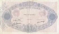 Francia 500 Francs Rose et Bleu - 28-08-1930 - Serial Y.1353