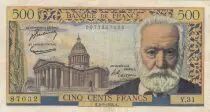 Francia 500 Francs Victor Hugo - 02-09-1954 Serial Y.31 - VF - P.133