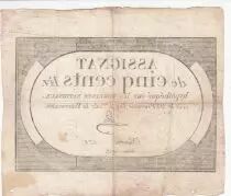 Francia 500 Livres 20 Pluviose An II (8.2.1794) - Sign. Lehu