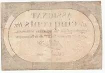 Francia 500 Livres 20 Pluviose An II (8.2.1794) - Sign. Nadal