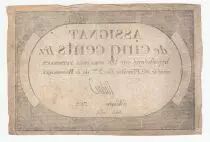 Francia 500 Livres 20 Pluviose An II (8.2.1794) - Sign. Ribou