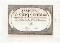 Francia 500 Livres 20 Pluviose An II (8.2.1794) - Sign. Sal