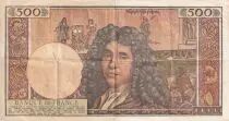 Francia 500 NF - Moli&egrave;re - 06-01-1966 - VF - Serial C.24 - P.145