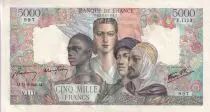 Francia 5000 Francs - Empire - 13-09-1945 - Serial V.1113 - P.103