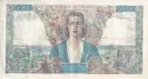Francia 5000 Francs - Empire - 20-09-1945 - Serial V.1272 - P.103