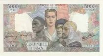 Francia 5000 Francs - French Empire - 09-01-1947 - Serial Z.2987