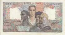 Francia 5000 Francs - French Empire - 31-05-1946 - Serial P.2355