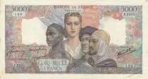 Francia 5000 Francs - French Empire - 31-05-1946 - Serial P.2355
