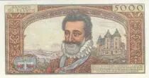 Francia 5000 Francs - Henri IV - 06-06-1957 - Serial L.15