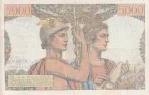 Francia 5000 Francs - Sea and Countryside - 02-01-1953 - Serial O.117 - P.131