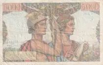 Francia 5000 Francs - Sea and Countryside - 02-01-1953 - Serial X.120 - P.131