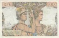 Francia 5000 Francs - Sea and Countryside - 02-07-1953 - Serial P.130