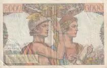 Francia 5000 Francs - Sea and Countryside - 10-03-1949 - Serial S.18 - VF - P.131a