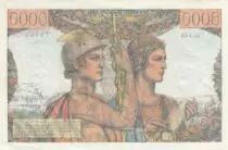Francia 5000 Francs - Sea and Countryside- 01-03-1956 - Serial W.148
