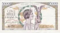 Francia 5000 Francs - Victory - 04-12-1941 - Serial U.776 - P.97