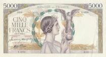 Francia 5000 Francs - Victory - 06-04-1944 - Series Y.1270